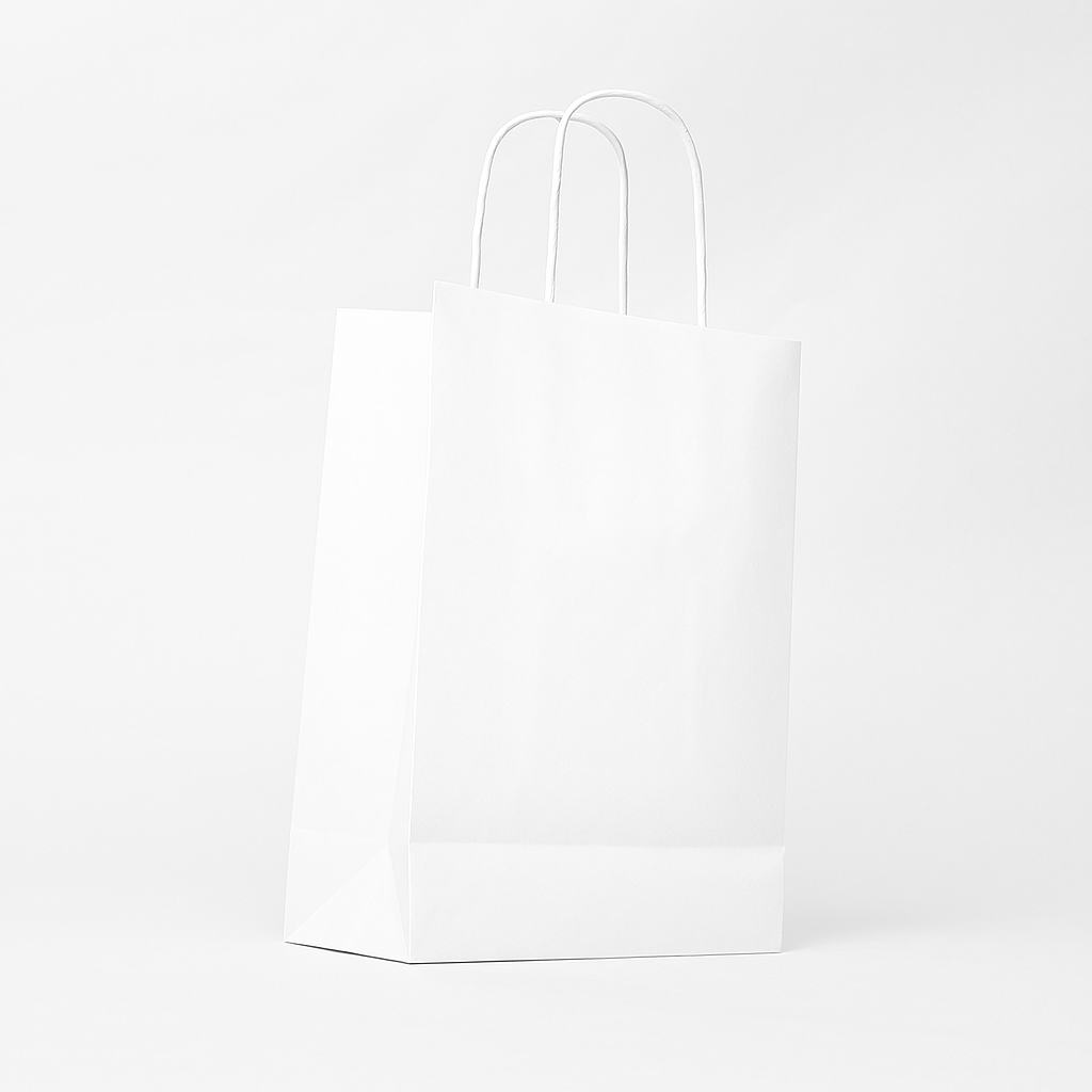 Bolsa Mediana Kraft Blanca (41 x 30 x 12 cm) – 100 g/m²